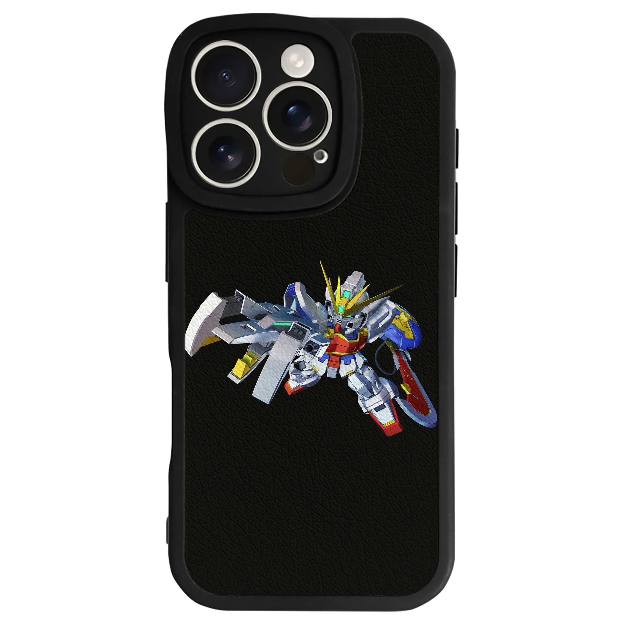 （画像用） 機動戦士ガンダム Mobile Suit Gundam 【iPhone 16シリーズ対応】シリコンスマホケース（レザー調） 材質：シリコン